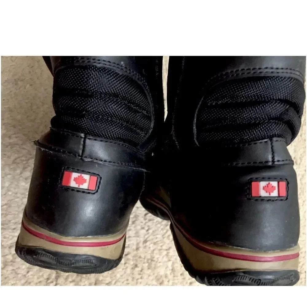 Pajar Canada Waterproof Snow Boots Black 8/ 8.5 Tex Membrane -30C
